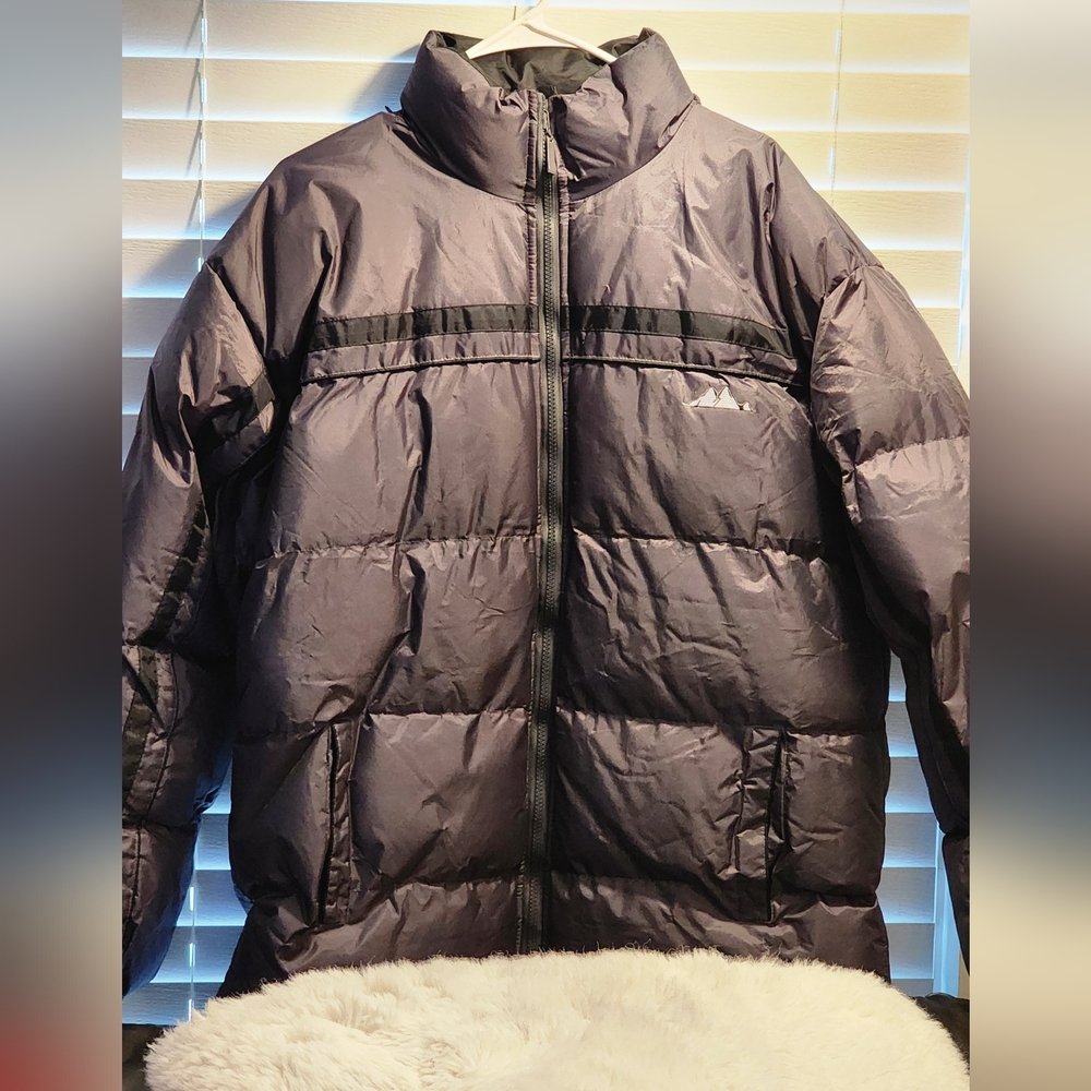 Men's reversable winter jacket L black